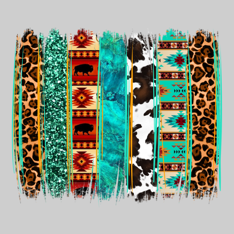 Western Brushstroke Premium Tee by OliviaCreatesArt | Teevron