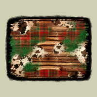 Christmas Buffalo Plaid Cowhide Background Heavy Core Tee | Teevron