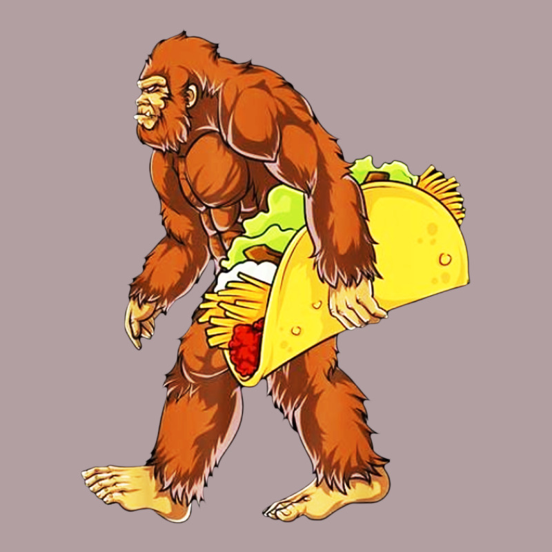 Bigfoot Carrying Taco Vintage Hoodie by DesigneFamous | Teevron