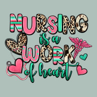 Nursing Is A Work Of Heart Heavyweight Hoodie | Teevron