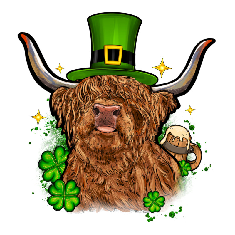 St. Patrick's Day Cow Premium Tee by OliviaCreatesArt | Teevron