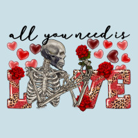Skeleton All You Need Is Love Ladies Tee | Teevron