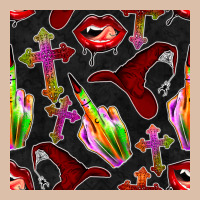 Halloween Bad Witch Seamless Pattern Urban Heavy Tee | Teevron