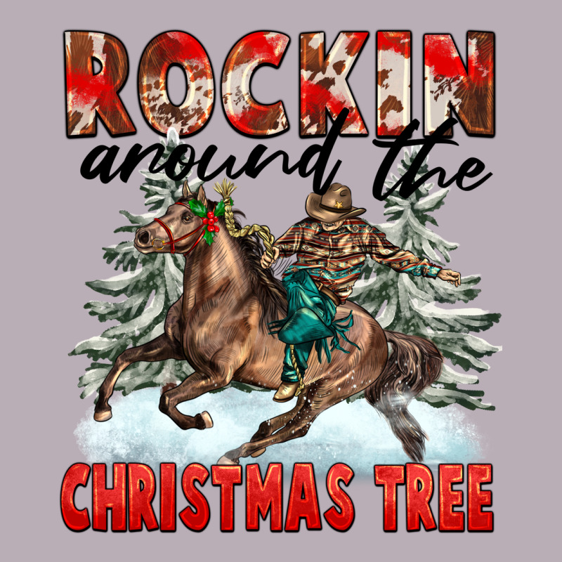 Rockin Around The Christmas Tree Rodeo Vintage Tee by FaDigitalArtStudio | Teevron