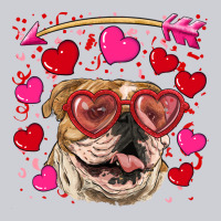 Valentine's Day  Brown English Bulldog Heavyweight Sweatshirt | Teevron