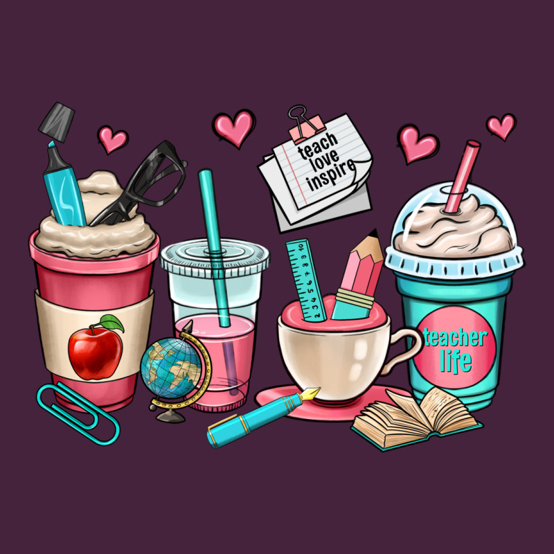 Teacher Coffee Cups Classic Tee by OliviaCreatesArt | Teevron