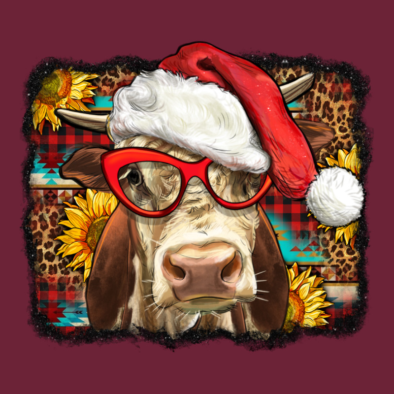 Christmas Cow Long Sleeve Tee by LillyAllenDesigns | Teevron