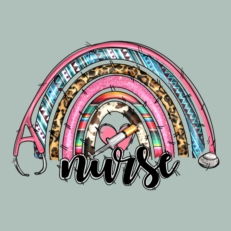 Western Nurse Rainbow Heavyweight Hoodie by RanaPortraitStore | Teevron