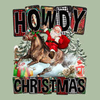 Howdy Christmas Rodeo Santa Urban Heavy Tee | Teevron
