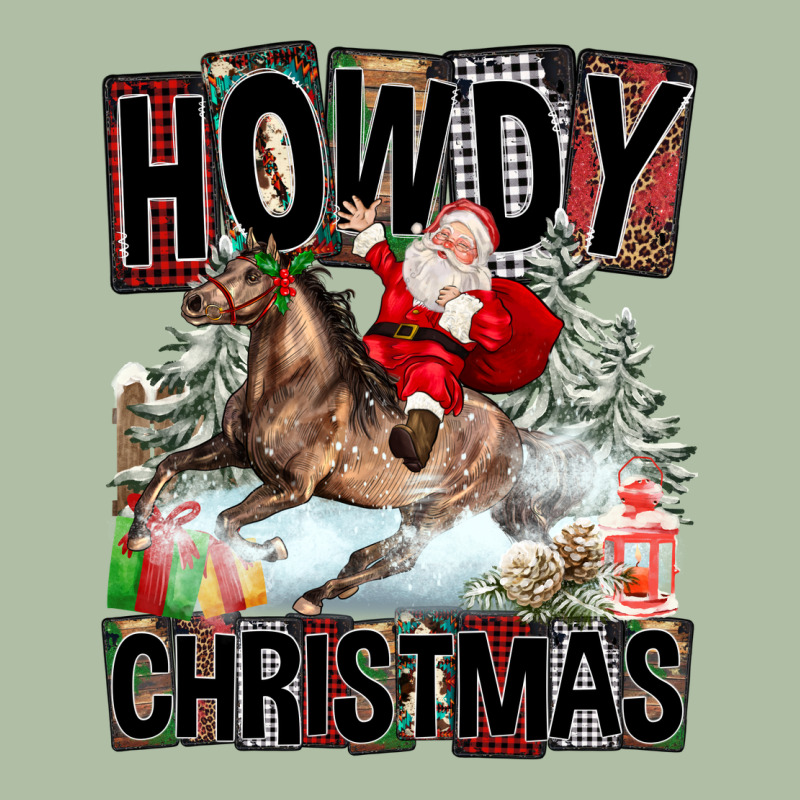 Howdy Christmas Rodeo Santa Urban Heavy Tee by FaDigitalArtStudio | Teevron