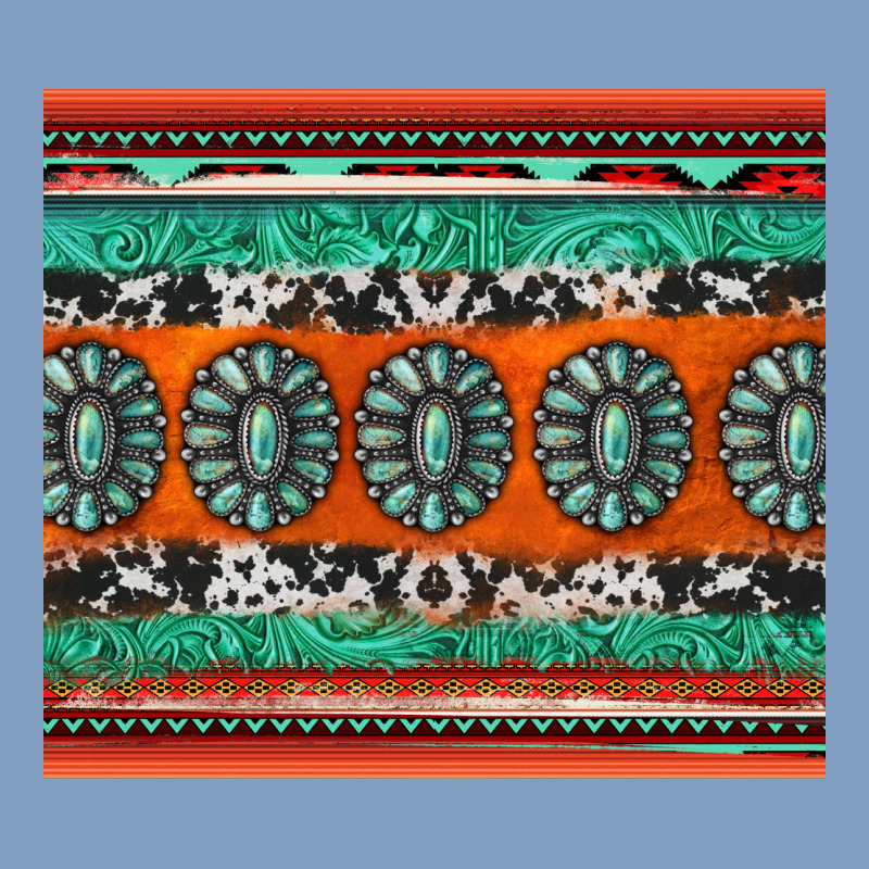 Turquoise Gemstone Western Urban Hoodie by Jasminsmagicworld | Teevron