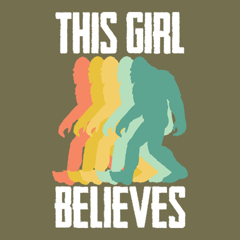 Bigfoot T  Shirt Bigfoot   This Girl Believes T  Shirt Vintage Hoodie by DesigneFamous | Teevron