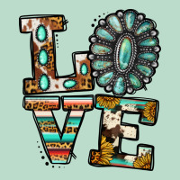 Turquoise Serape Love Premium Hoodie | Teevron