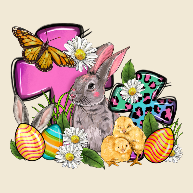 Easter Rabbits And Cross Premium Tee by OliviaCreatesArt | Teevron