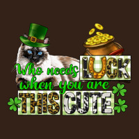 St. Patrick's Cat Who Needs Luck When You Are This Heavy Core Tee | Teevron