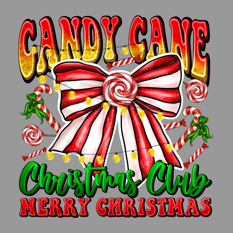 Candy Cane Christmas Club Vintage Hoodie by CowhideDigitalArt | Teevron