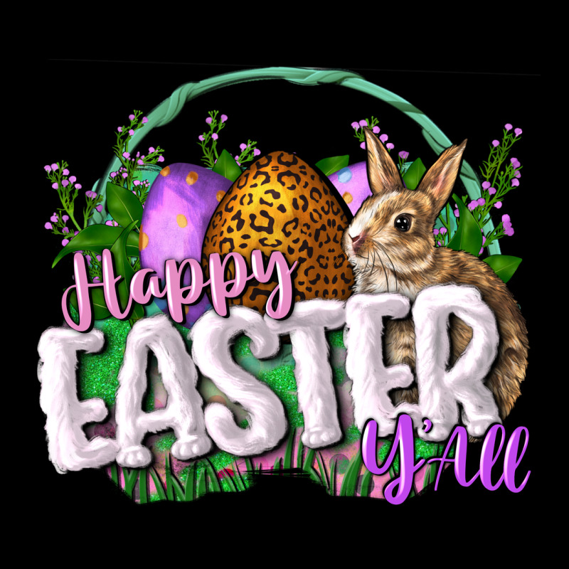 Happy Eashappy Easter Y'all Easter Day Heavy Core Tee by CowGirlArtShop | Teevron