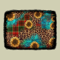 Christmas Sunflowers And Buffalo Plaid Background Heavy Core Tee | Teevron