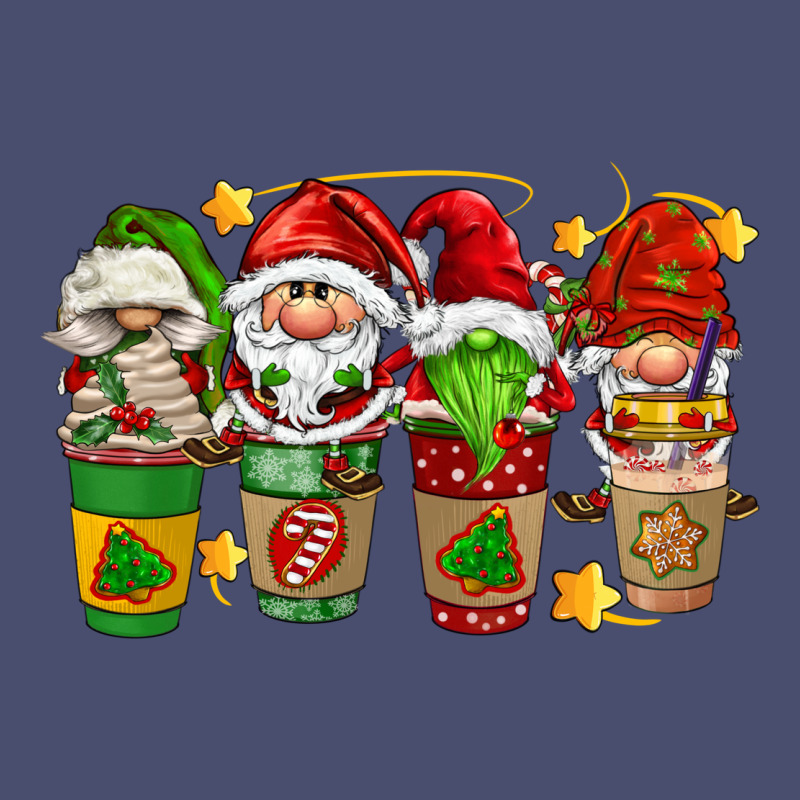 Christmas Coffee Cups Gnomies Vintage Tee by FaDigitalArtStudio | Teevron