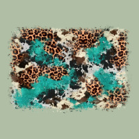 Cowhide Turquoise Glitter Urban Heavy Tee | Teevron