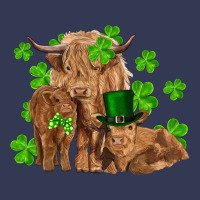 St Patricks Day Cow Family Heavyweight Hoodie | Teevron