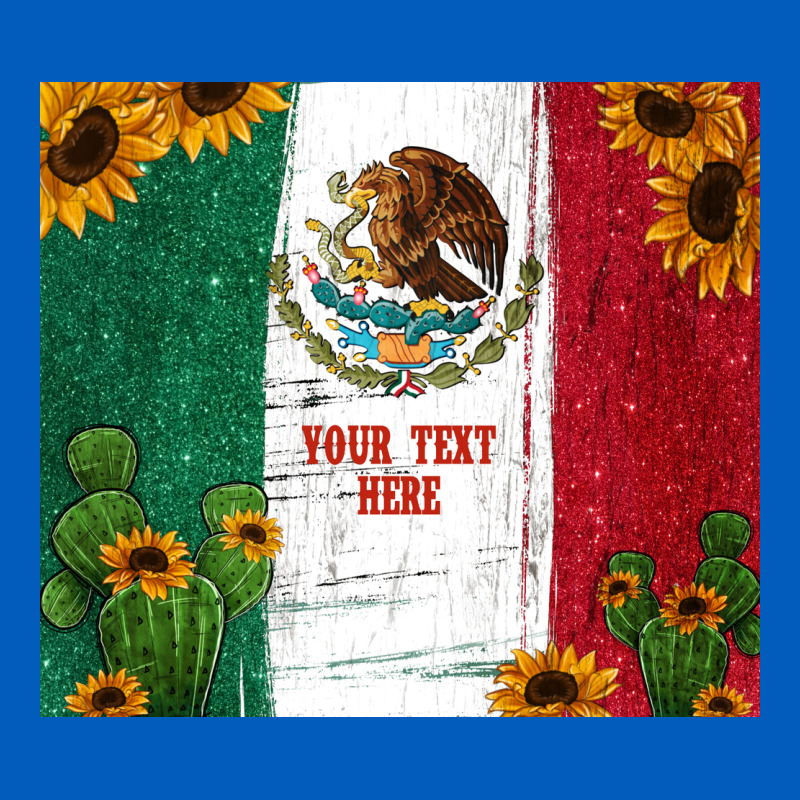 Preview Cactus Sunflower Mexican Flag Urban Hoodie by Jasminsmagicworld | Teevron