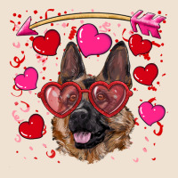 Valentine's German Shepherd Urban Heavy Tee | Teevron