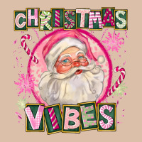 Pink Christmas Vibes Santa Urban Heavy Tee | Teevron