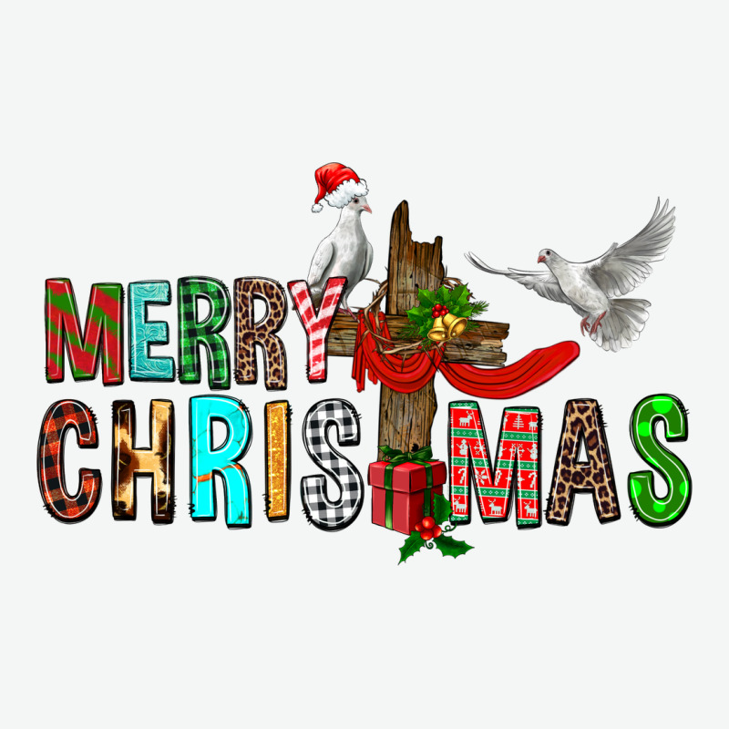 Merry Christmas Cross Urban Heavy Tee by FaDigitalArtStudio | Teevron