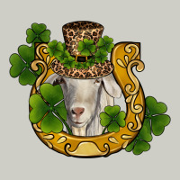 St Patricks Day Goat Horseshoe Shamrock Heavyweight Hoodie | Teevron