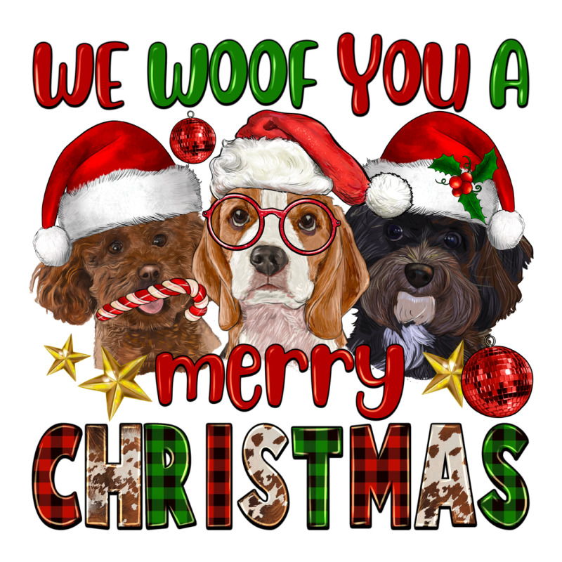 We Woof You A Merry Christmas Urban Heavy Tee by FaDigitalArtStudio | Teevron