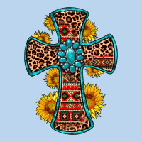 Gemstone Sunflower Leopard Cross Classic Tee | Teevron