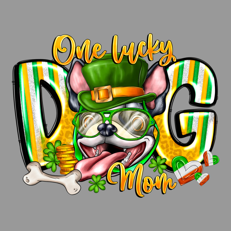 St Patricks Day Dog Mom Vintage Hoodie by CowhideDigitalArt | Teevron