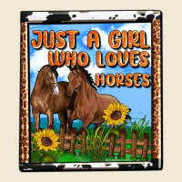 Western Just A Girl Who Loves Horses Premium Tee | Teevron