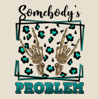 Somebody's Problem Hand Skeleton Urban Heavy Tee | Teevron