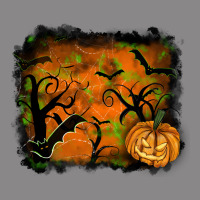 Halloween Backround Vintage Tee | Teevron