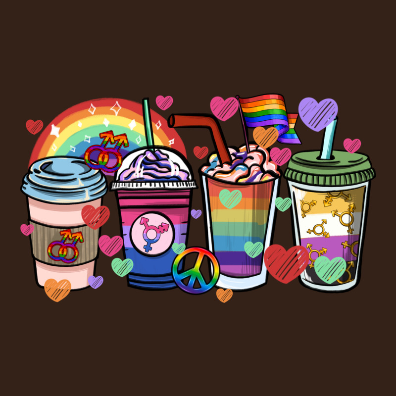Lgbtq Coffee Cups Heavy Core Tee by HowdyJamesFarm | Teevron