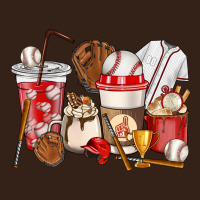 Baseball Coffee Cups Heavy Core Tee | Teevron