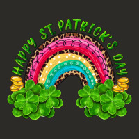 Happy St. Patrick's Day Rainbow And Shamrock Heavy Core Tee | Teevron