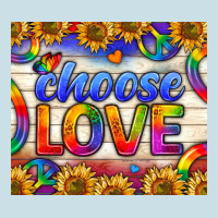 Western Choose Love Tumbler Ladies Tee | Teevron
