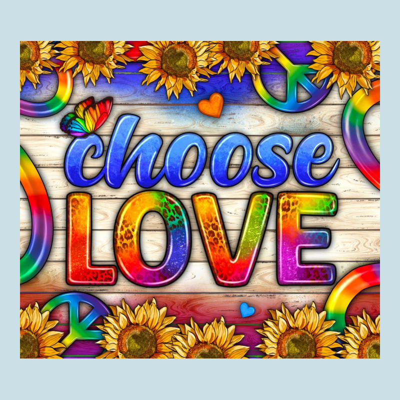 Western Choose Love Tumbler Ladies Tee by BundleAndBundleShop | Teevron