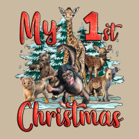 My First Christmas Baby Safari Animals Long Sleeve Tee | Teevron