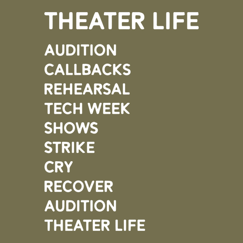 Theater Life Funny Vintage Hoodie by DesigneFamous | Teevron