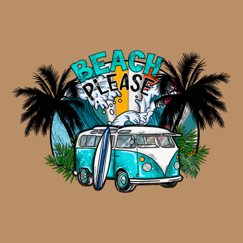 Beach Please Vintage Hoodie by CowhideDigitalArt | Teevron