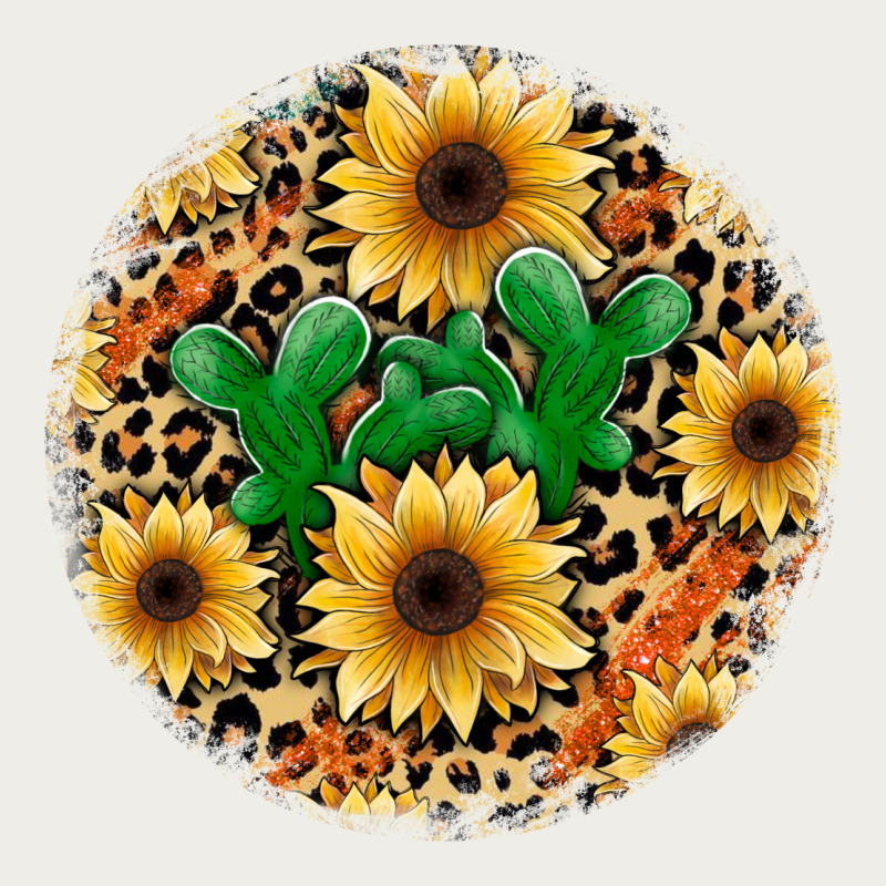 Leopard Cactus Sunflower Zipper Hoodie by JahusDesignShop | Teevron