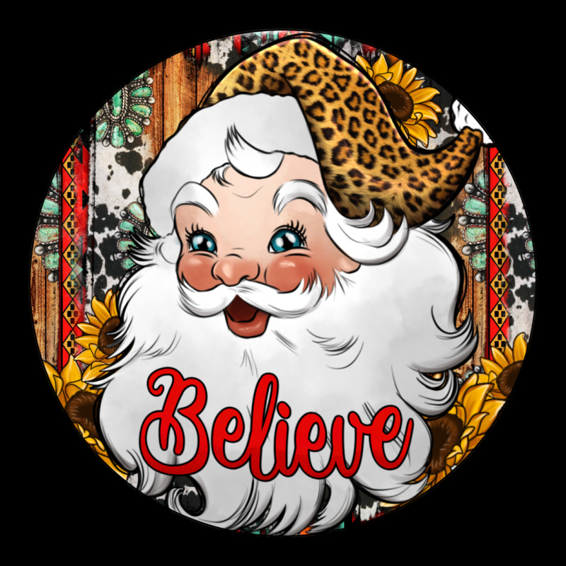 Believe Santa Claus Christmas Heavy Core Tee by Jasminsmagicworld | Teevron