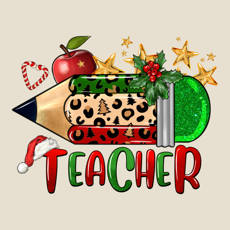 Christmas Teacher Pencil Urban Heavy Tee by FaDigitalArtStudio | Teevron