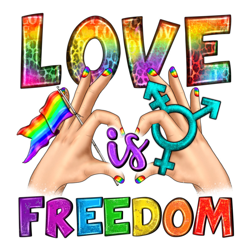 Love Is Freedom Ladies Tee by BundleAndBundleShop | Teevron