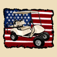 Golf Cart American Flag Premium Hoodie | Teevron