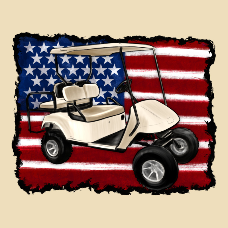 Golf Cart American Flag Premium Hoodie by Artiststas | Teevron